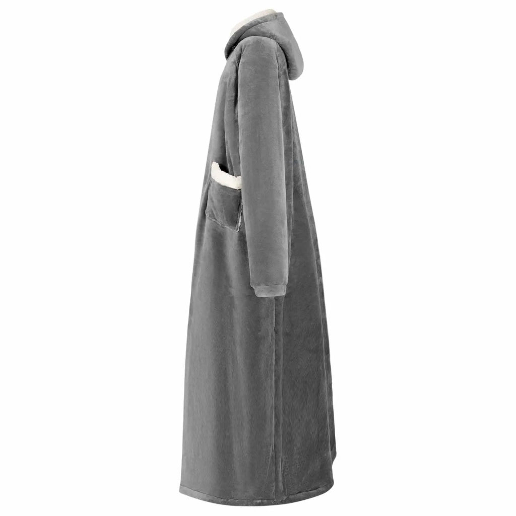 Felpa coperta Grigio scuro L Pile e Flanella CFW2577357