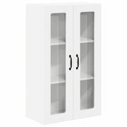 Pensile da cucina | Mobile in vetro da parete LUCCA Bianco 60 x 31 x 100 cm