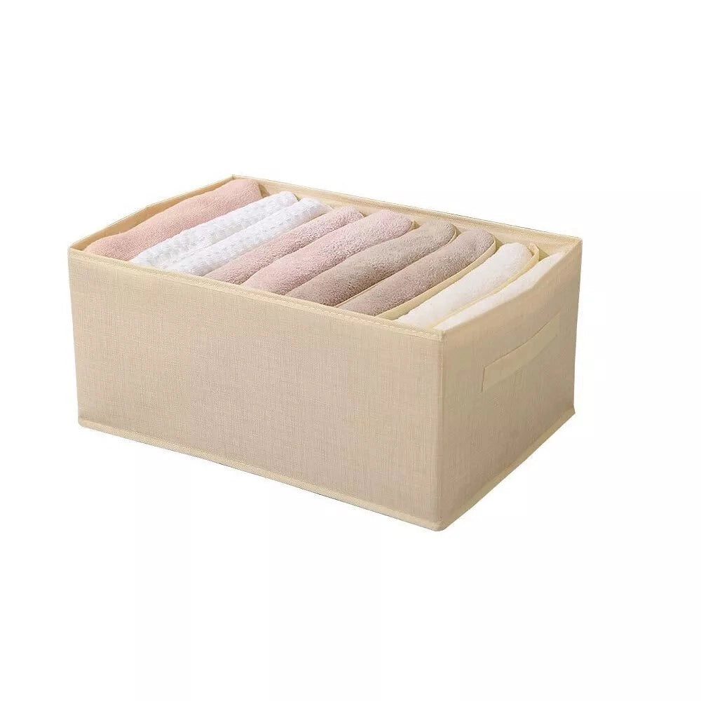 Trade Shop - Organizer Salvaspazio Armadi Pieghevole 9 Scomparti Contenitore 44x20x30cm 87404 -