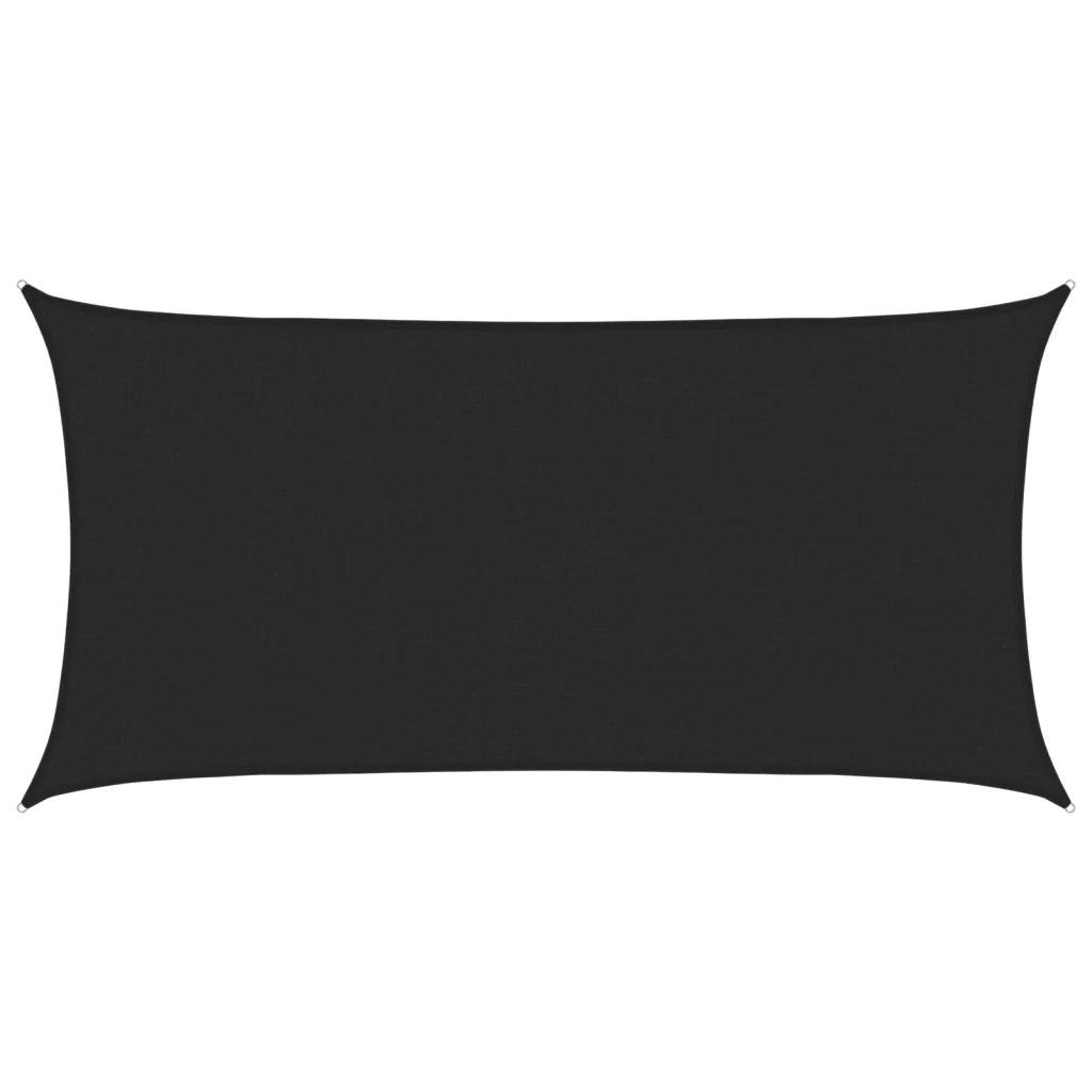 Vela Parasole 160 g/m² Nera 2,5x4,5 m in HDPE 311730