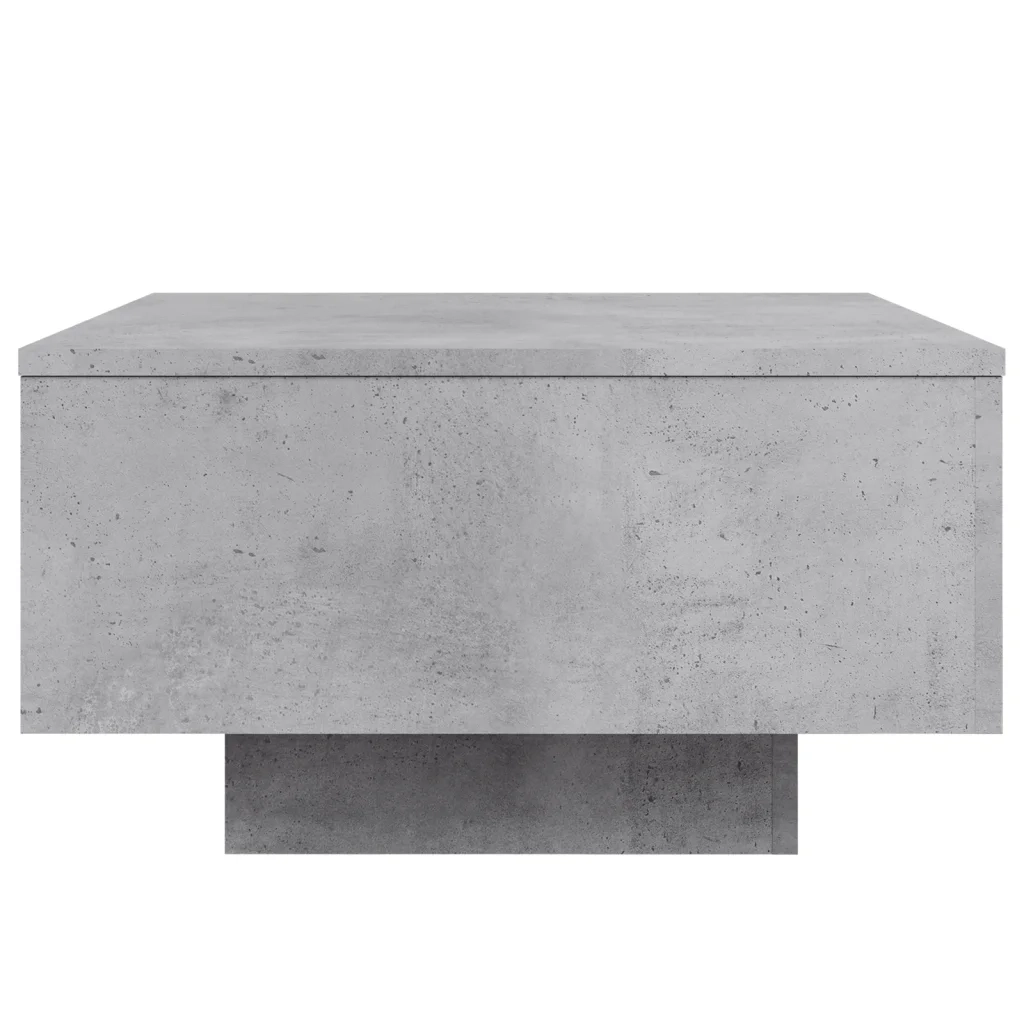 Tavolino da Salotto Grigio Cemento 55x55x31cm Legno Multistrato