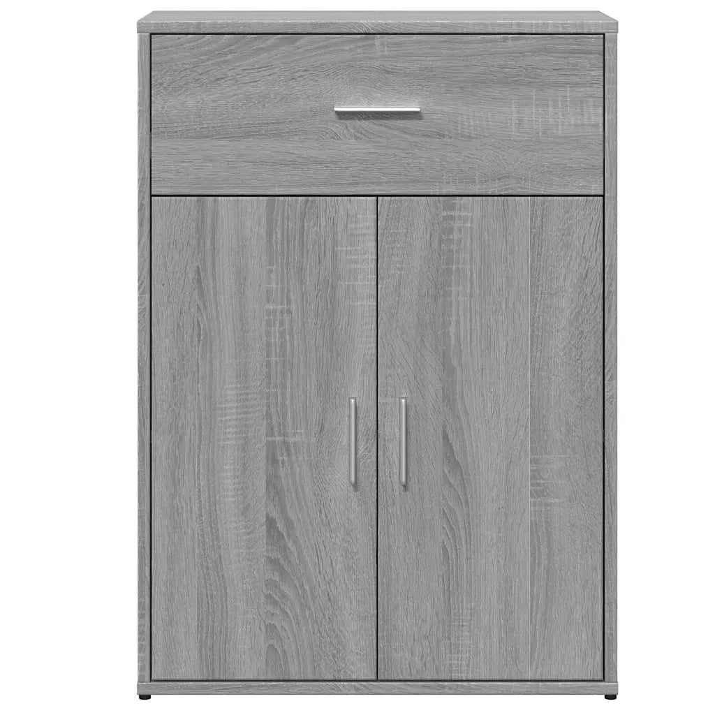 Credenza-Buffet-Armadio da cucina Grigio Sonoma 60x30x84 cm in Legno Multistrato