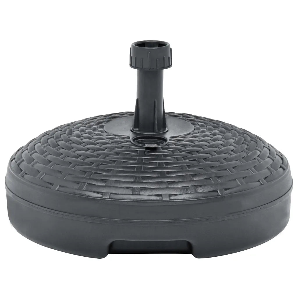 Base Ombrellone Sabbia/Acqua 20L Antracite Rattan in Plastica CFW6928869