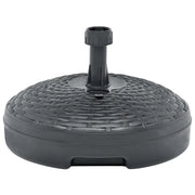 Base Ombrellone Sabbia/Acqua 20L Antracite Rattan in Plastica CFW6928869