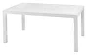 Tavolo da Giardino 160,5x94,5x74,5 cm in Resina Keter Melody Bianco