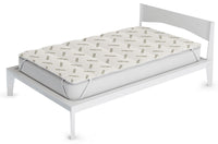 Topper Trapuntato Imbottito Matrimoniale Antiacaro con Elastici Grigio Chiaro