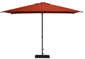 Ombrellone da Giardino 3x2 m Palo Ø38 mm in Alluminio Tessuto Olefin Trend Terracotta