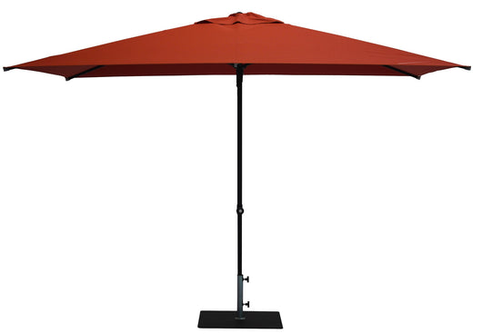 Ombrellone da Giardino 3x2 m Palo Ø38 mm in Alluminio Tessuto Olefin Trend Terracotta