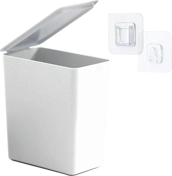 Mini frigorifero a muro con coperchio - 2 l - bianco lusso - adatto per ogni ambiente
