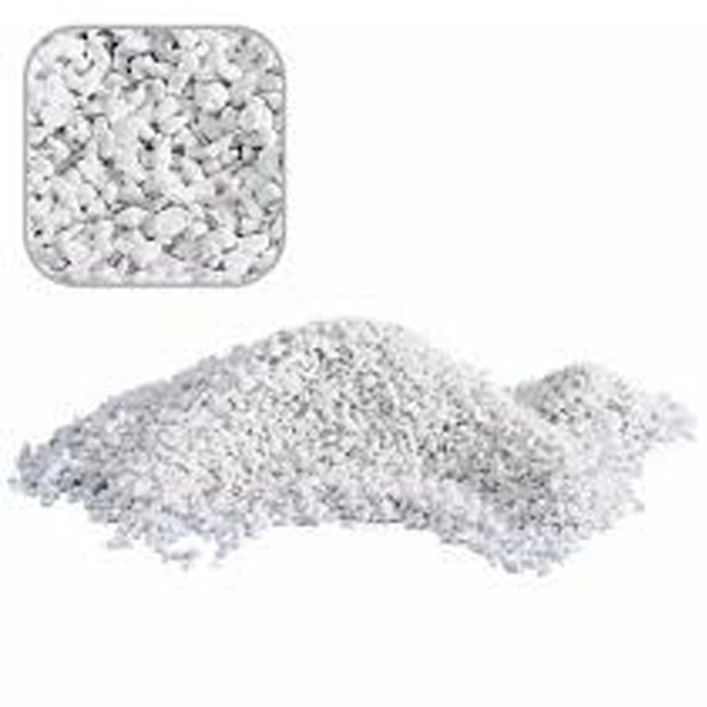 Trade Shop - Sabbia Ghiaia Quarzo Bianco Granulometria Media 4mm Per Fondale Acquario 300gr -