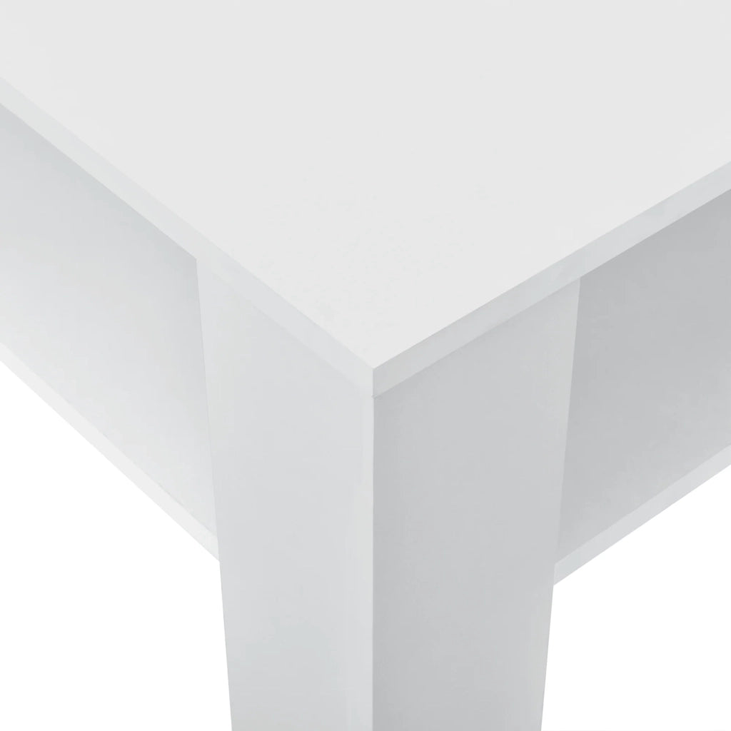 Tavolino da salotto con contenitore 60 x 60 x 40 cm bianco 03_0004160