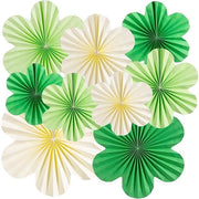 Set di decorazioni floreali in carta da 9 pezzi per feste