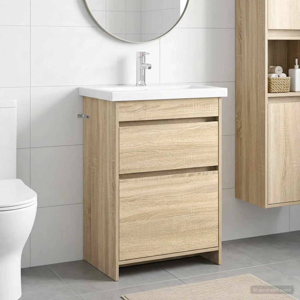 Set di mobili per il bagno Rovere Sonoma 61 x 40 x 84,5 cm 3404260