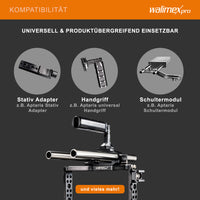 Aptaris Blackmagic Cinema Set Video Cage Rig System (incl. modulo asta 15mm) per BMC