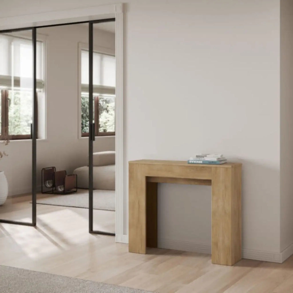 Consolle allungabile 90Ã—25/181 cm Slick Quercia Naturale
