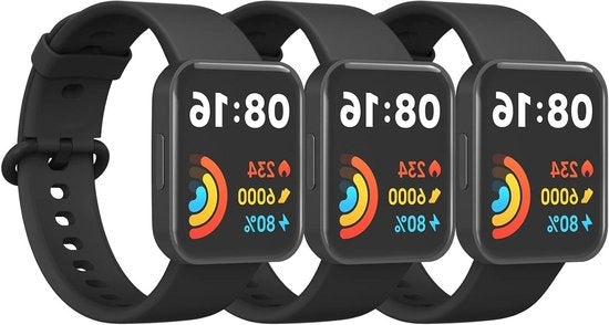 Armband di riserva in silicone per orologio Redmi Watch 2 Lite/Xiaomi Mi Watch 2 Lite, 3 pezzi