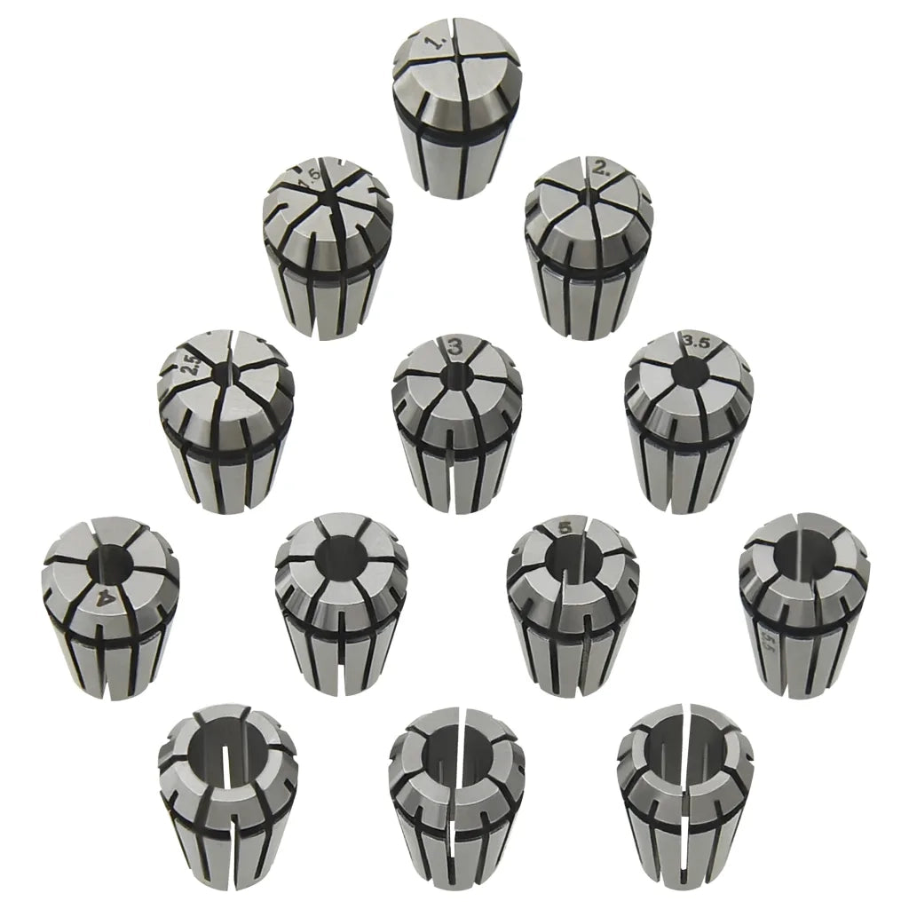 Pinze per Colletti ER11 Set Utensili per Tornitura 13 pz CFW9129403