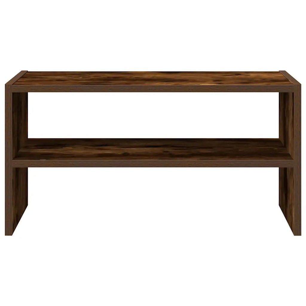 Scarpiera Impilabile Rovere Fumo 60x30x30,5 cm 858865