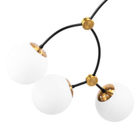 Lampada Da Soffitto Black Mat APP1673-8CP