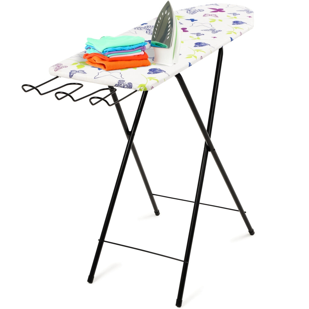 Asse da stiro pieghevole KADAX 100x30cm, leggera, con supporto per ferro da stiro standard.