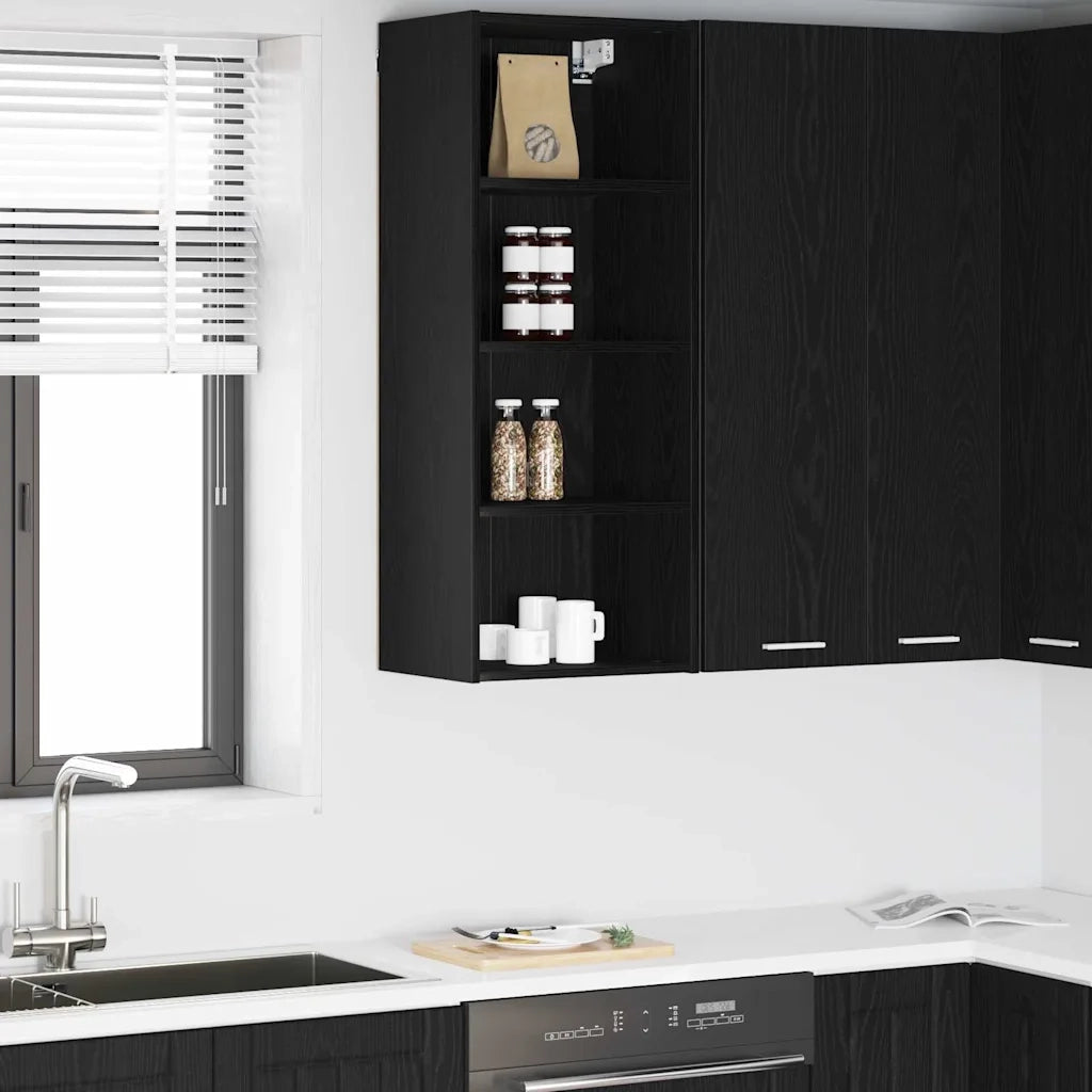 Armadio pensile Rovere Nero 40 x 29,5 x 100 cm