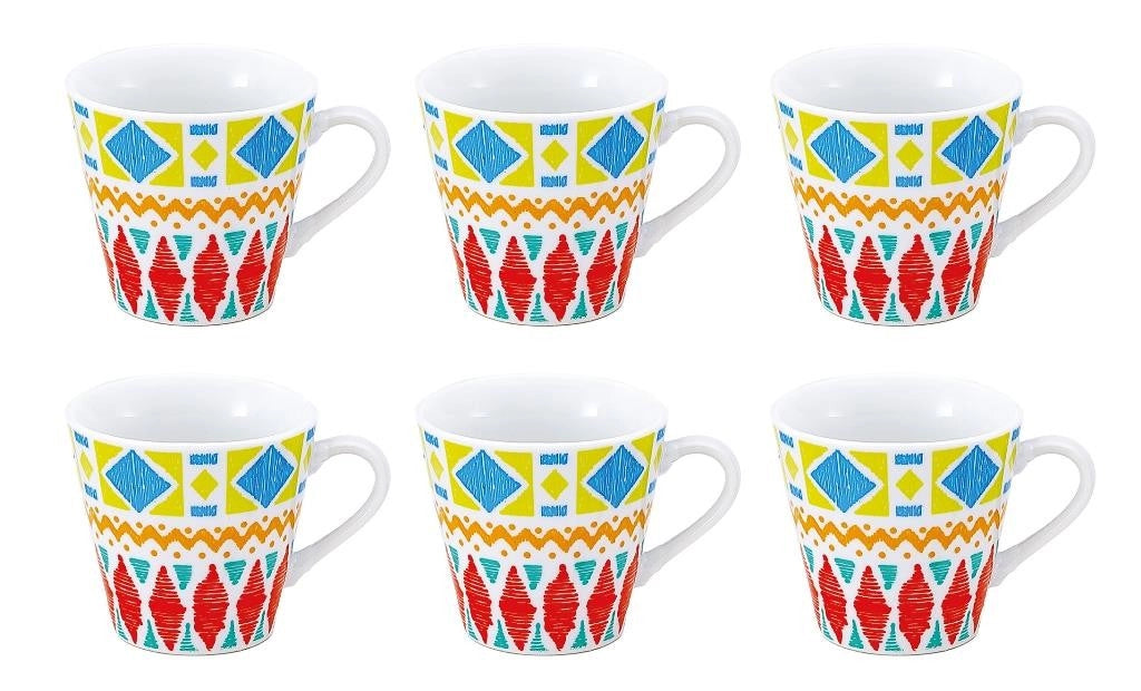 Set 6 Tazzine Caffè in Ceramica Senza Piattini Grace3