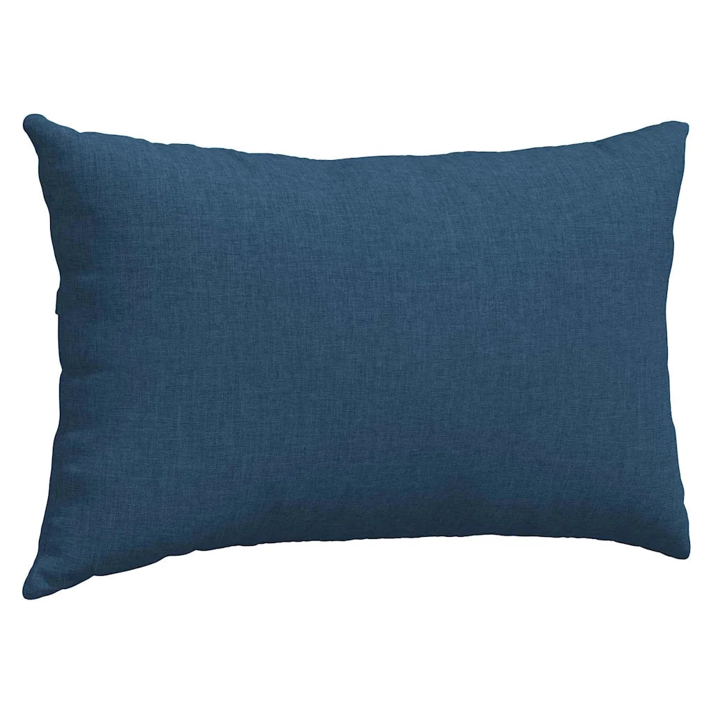 Cuscini da Divano 2 pcs Blu 50 x 30 cm Tessuto