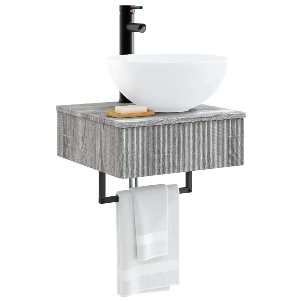 Lavabo da Parete Sonoma grigio 40 x 41 x 40,5 cm CFW3344740