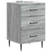 Comodino | Armadio da Notte | Mobiletto da notte con cassetto Grigio Sonoma 43 x 41 x 66,5 cm