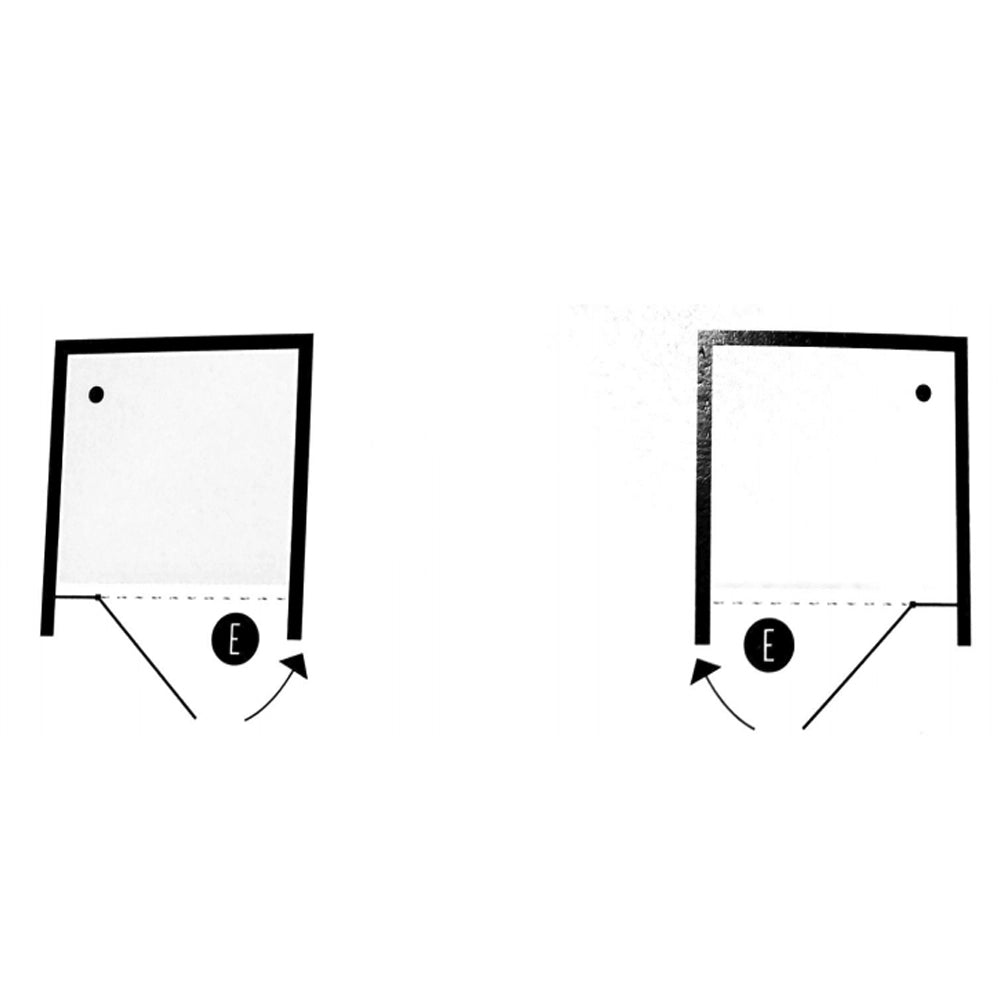 Porta doccia tilt battente basculante stampato profilo cromo cristallo 6 mm *** misure 66-70xh195 cm stampato, confez...