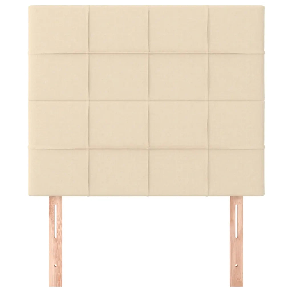 Testiera Crema 80x5x118/128 cm Tessuto 3116311