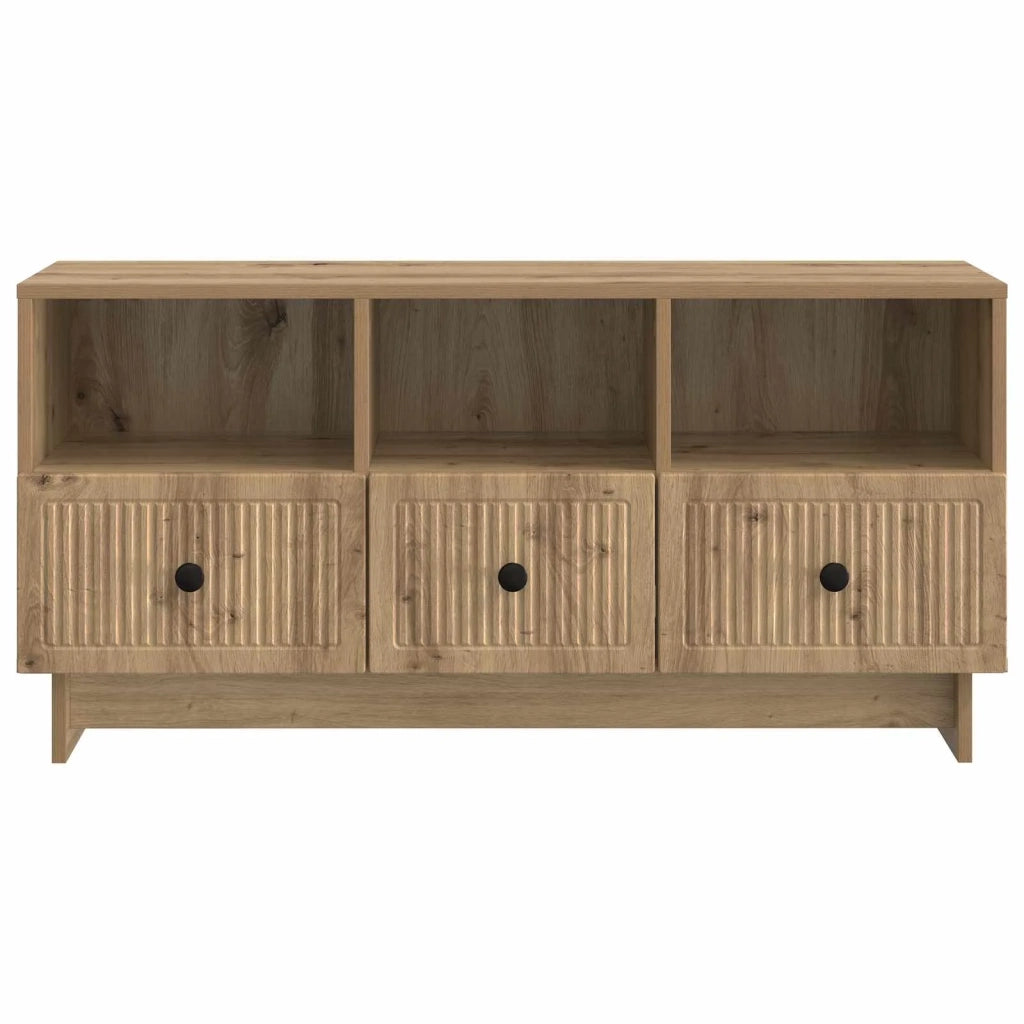 Mobile TV con cassetto Rovere Artigianale 102 x 34,5 x 50 cm