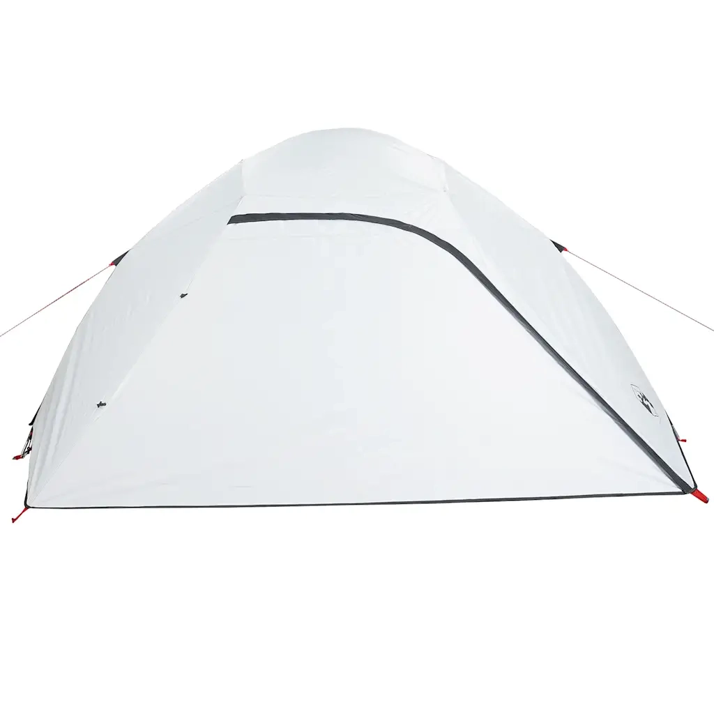 Tenda Familiare a Cupola 6 Persone Bianca Tessuto Impermeabile 94726