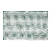 Tappeto bagno in ciniglia verde super soft 50x80 cm con retro antiscivolo Marea