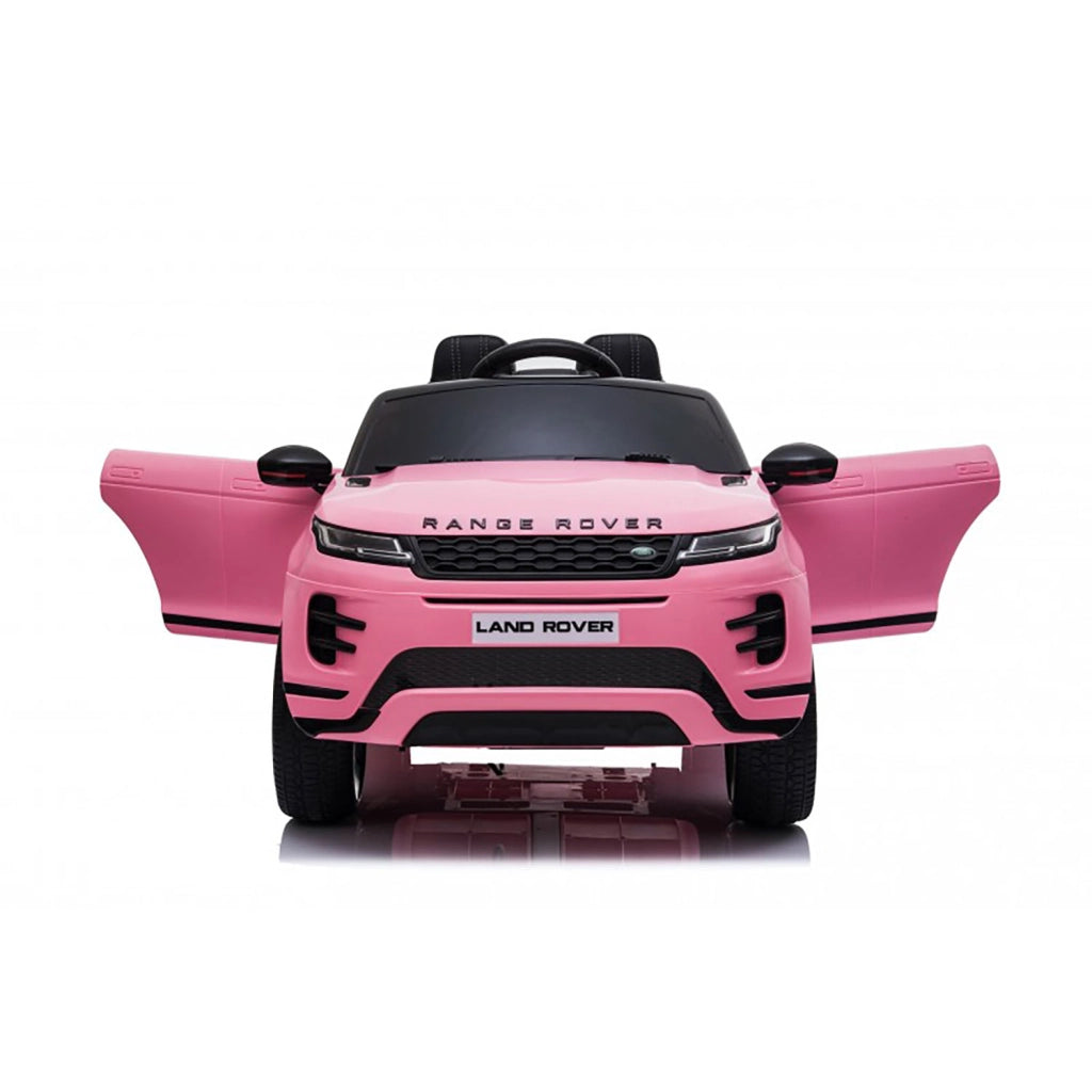 Macchina Elettrica per Bambini Licenza Land Rover Evoque 12V con Telecomando Rosa