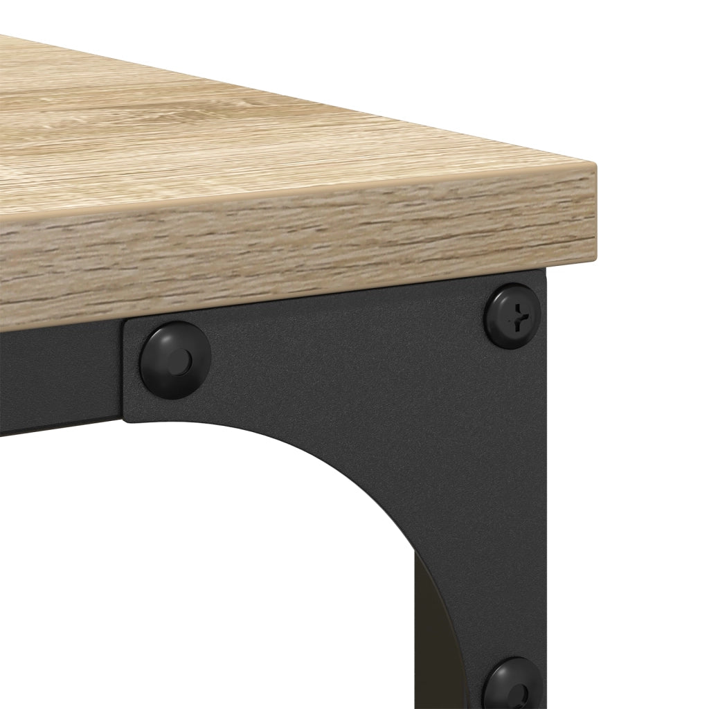 Set di Mobili da Bagno da 3 pezzi in Rovere Sonoma Legno Ingegnerizzato
