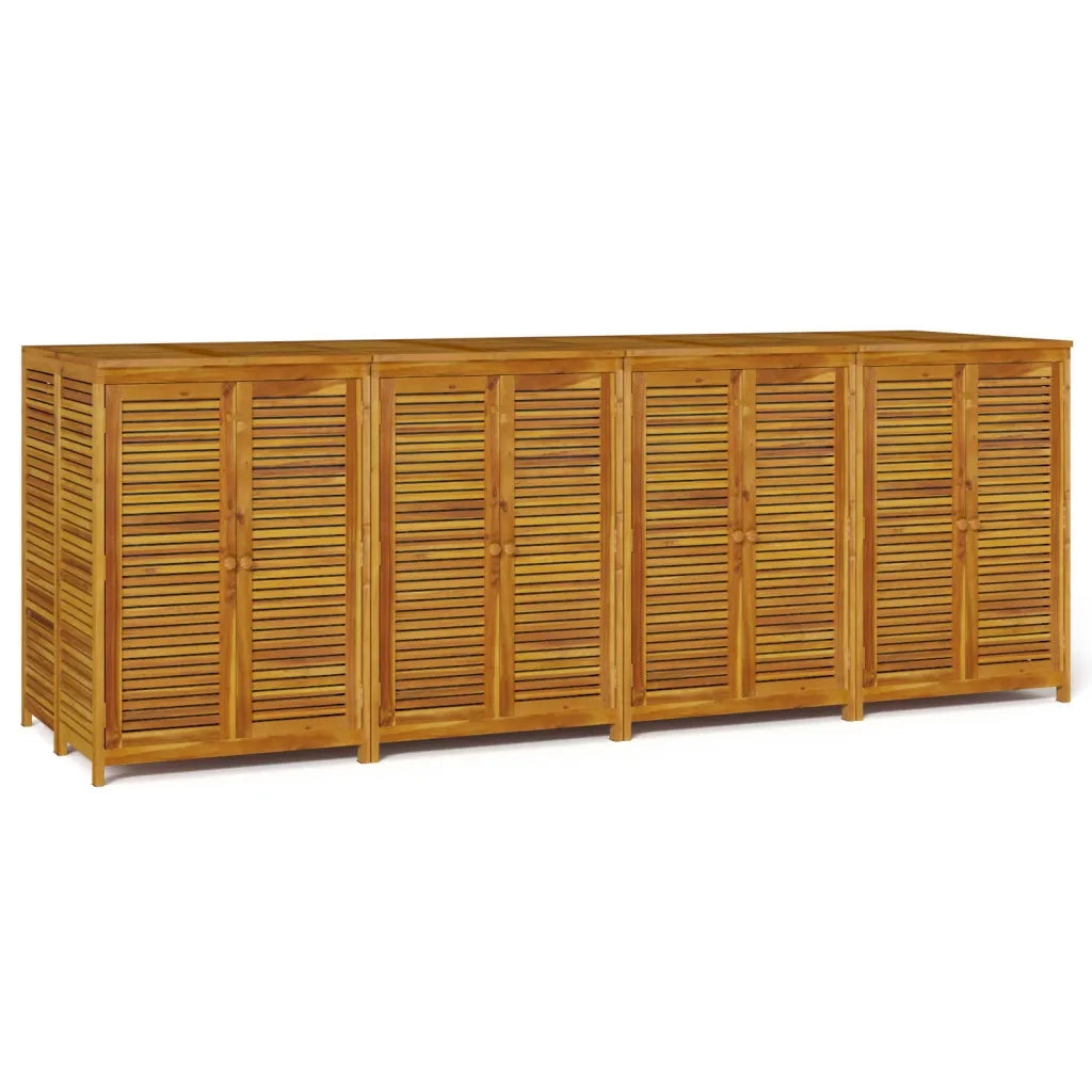 Contenitore da Giardino 280x87x104 cm Legno Massello di Acaciacod mxl 76349