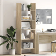 Libreria-Scaffale per Libri-Mobile di Stoccaggio Rovere Sonoma 60x35x180 cm in Legno Multistrato