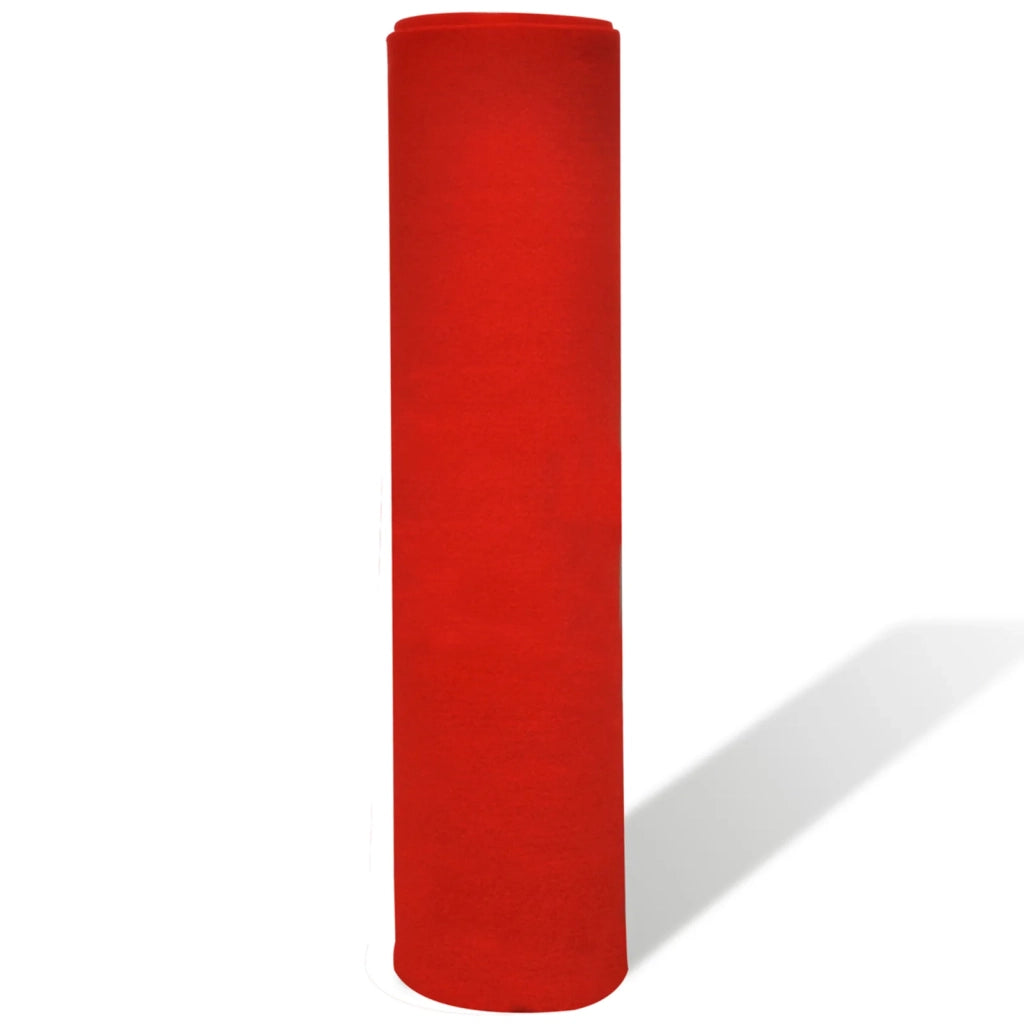 Tappeto Rosso 1 x 5 m Poliestere 42052429