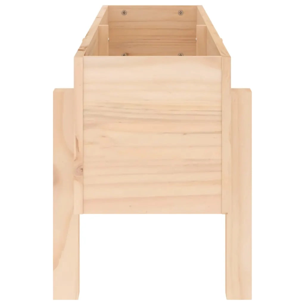 Fioriera Rialzata da Giardino 101x30x38 cm Legno Massello Pino 825184