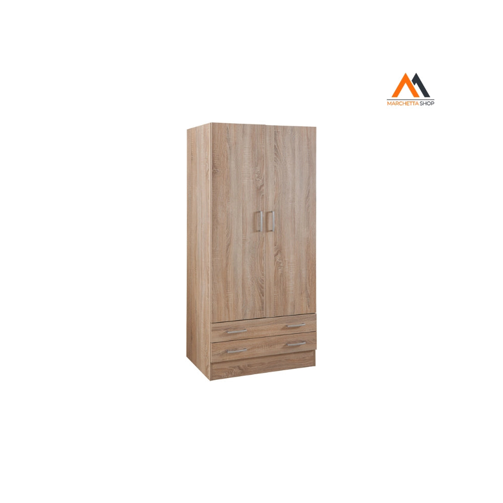 ARMADIO DUE ANTE LINEA 'ESPRESSO' cm. 46 x 82 x h.184 - bian