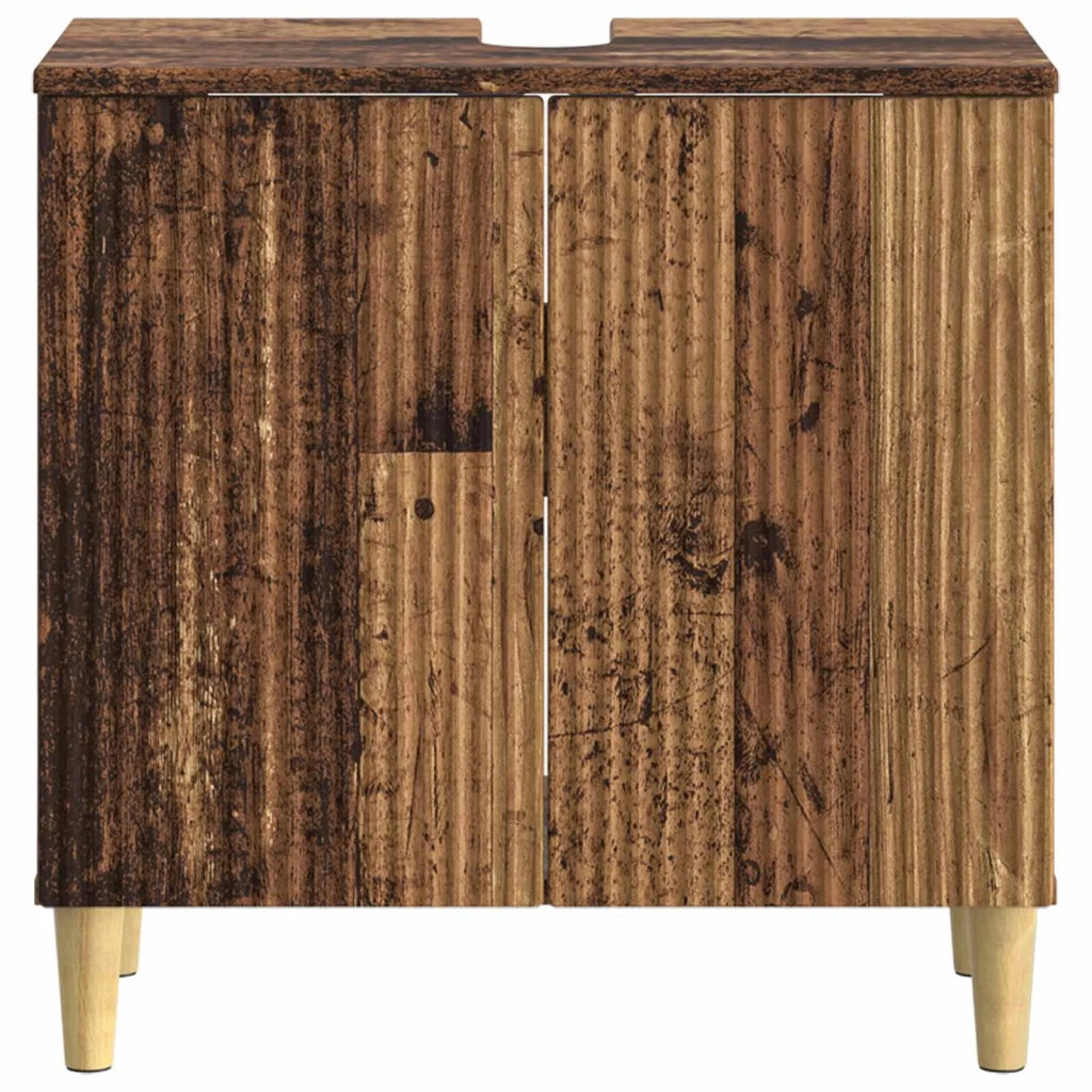 Armadio per Lavabo da Bagno ARNHEM Legno antico 896573