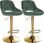 Set di 2 sgabelli da bar Milet velluto G 5