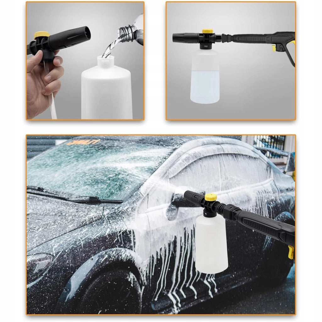 Set di Accessori per Idropulitrice compatibile con Kärcher K2-K7 – Pistola con Lancia e Ugello Vario, 150 Bar, 10 l/min