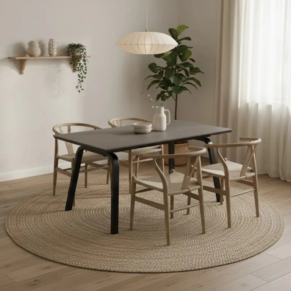 Tavolo da pranzo allungabile in ceramica effetto marmo grigio Cosmo 140-200x80 cm fino a 8 posti | Duzzle