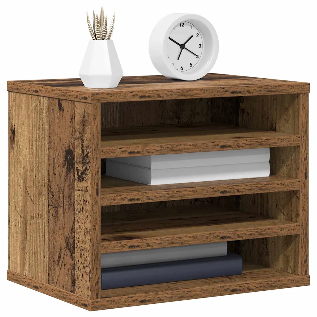 Organizzatore da scrivania Legno vecchio 36 x 26 x 29,5 cm CFW1725357