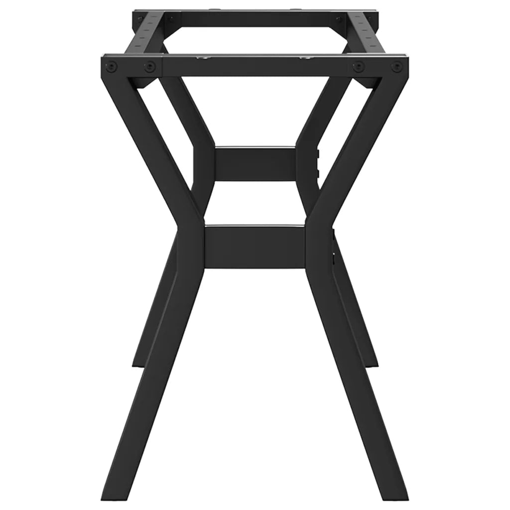 Telaio Gambe a Y per Tavolino da Salotto 90x30x43 cm in Acciaio