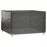 Coperture Mobili Giardino | Telone per mobili da esterni 2 pz 8 Occhielli 132x132x80cm Quadrate