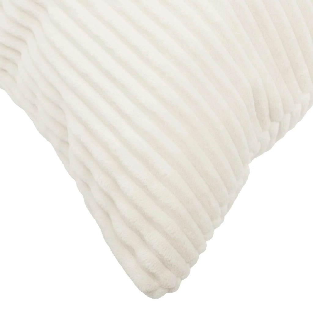 Federa 6 pcs ALMELO Crema 45 x 45 cm corduroy 914756