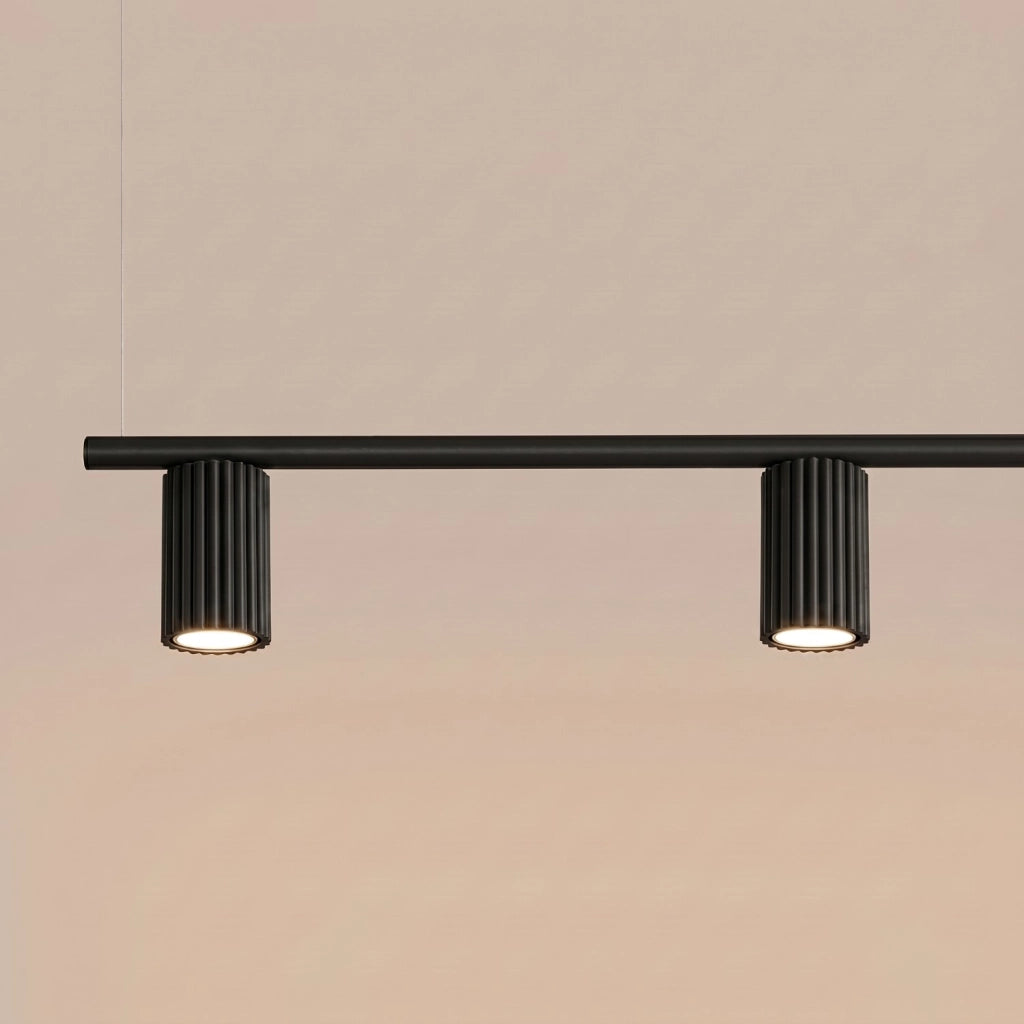 Lampadario KARBON 4 nero